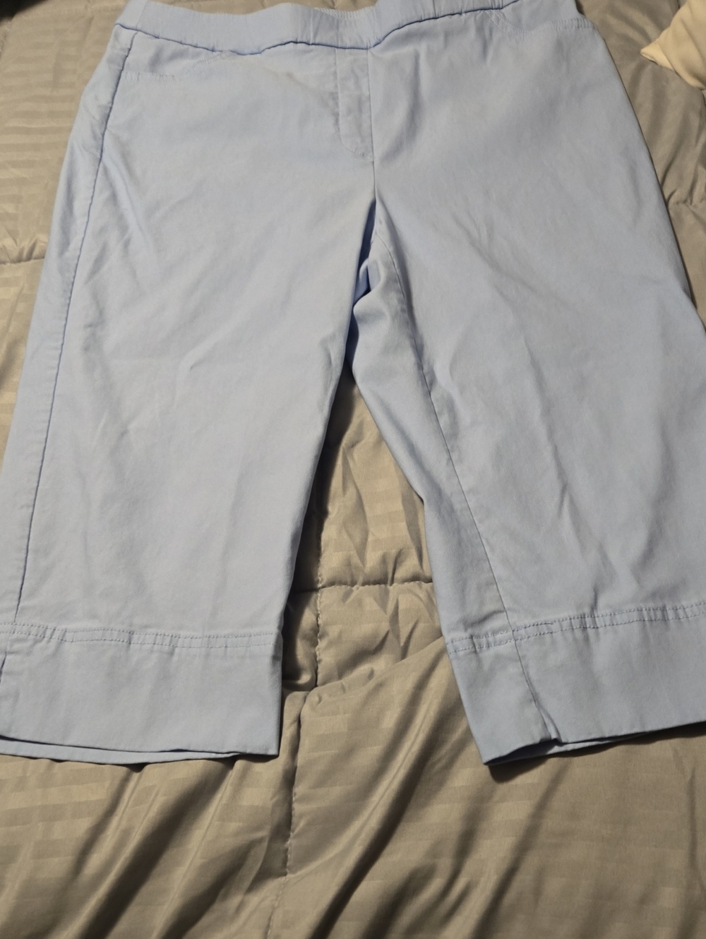 Alfred Dunner Light Blue Knee-Length Girls' Shorts